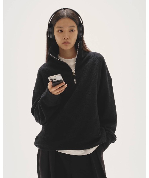 TODAYFUL（トゥデイフル）の「TODAYFUL Wool Jersey Pullover（その他アウター・レディース・オフホワイト/ブラック・FREE）」の12枚目の写真