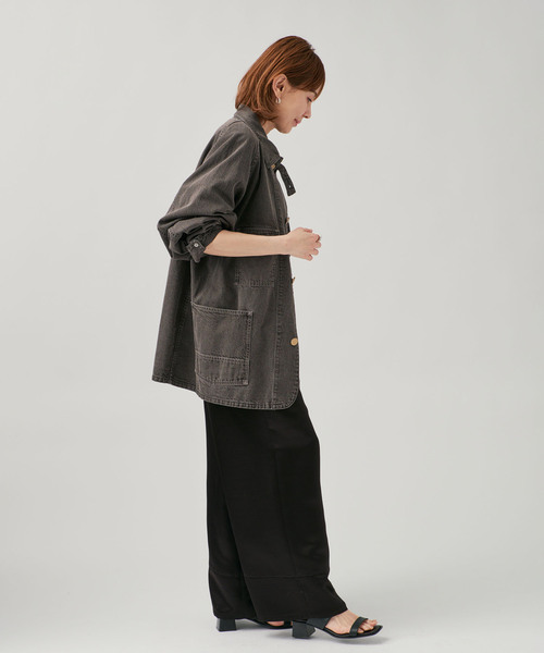 VERMEIL par iena(ヴェルメイユパーイエナ)の「N&W Brown Denim 別注 カバーオール(カバーオール・レディース・ブラウン・LARGE/SMALL)」の20枚目の写真