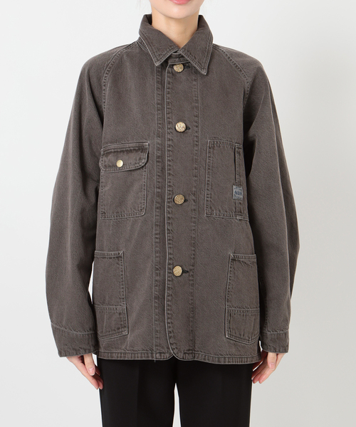VERMEIL par iena(ヴェルメイユパーイエナ)の「N&W Brown Denim 別注 カバーオール(カバーオール・レディース・ブラウン・LARGE/SMALL)」の10枚目の写真