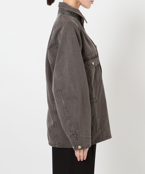 VERMEIL par iena(ヴェルメイユパーイエナ)の「N&W Brown Denim 別注 カバーオール(カバーオール・レディース・ブラウン・LARGE/SMALL)」の7枚目の写真