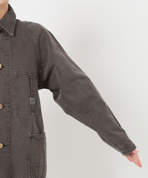 VERMEIL par iena(ヴェルメイユパーイエナ)の「N&W Brown Denim 別注 カバーオール(カバーオール・レディース・ブラウン・LARGE/SMALL)」の17枚目の写真