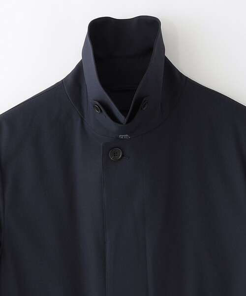 MACKINTOSH PHILOSOPHY（ﾏｯｷﾝﾄｯｼｭ ﾌｨﾛｿﾌｨｰ）の「ストレッチツイル WELLINGTON middle(ウェリントンミドル)（ステンカラーコート・メンズ・ダークネイビー/ベージュ系その他5・38/40）」の6枚目の写真