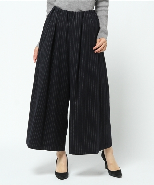 ikka（イッカ）の「Sdv 起毛マキシガウチョ（その他パンツ・レディース・ネイビー/グレー/ブラック・LARGE/MEDIUM）」の3枚目の写真