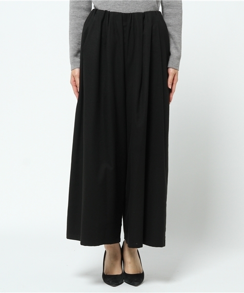 ikka（イッカ）の「Sdv 起毛マキシガウチョ（その他パンツ・レディース・ネイビー/グレー/ブラック・LARGE/MEDIUM）」の4枚目の写真