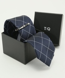 TAKA-Q（タカキュー）の「【2点セット ギフトケース入り】タカキュー ネクタイ & タイバー（ネクタイ）」