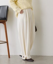 Jena espace merveilleux | 裾ボタンカーブパンツ(その他パンツ)