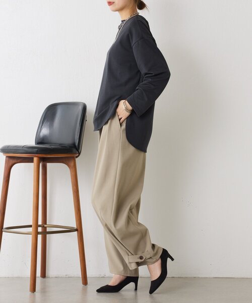 Jena espace merveilleux(ジェナ エスパスメルヴェイユ)の「裾ボタンカーブパンツ(その他パンツ・レディース・イエロー/オフホワイト/グレー・FREE)」の16枚目の写真