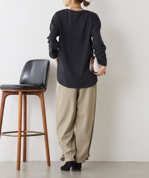 Jena espace merveilleux(ジェナ エスパスメルヴェイユ)の「裾ボタンカーブパンツ(その他パンツ・レディース・イエロー/オフホワイト/グレー・FREE)」の17枚目の写真