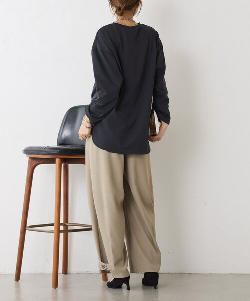 Jena espace merveilleux(ジェナ エスパスメルヴェイユ)の「裾ボタンカーブパンツ(その他パンツ・レディース・イエロー/オフホワイト/グレー・FREE)」の18枚目の写真