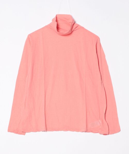 Plantation(プランテーション)の「エジプトコットンⅠ / タートルネックインナー / (O)(Tシャツ/カットソー・レディース・ライトピンク・02)」の1枚目の写真