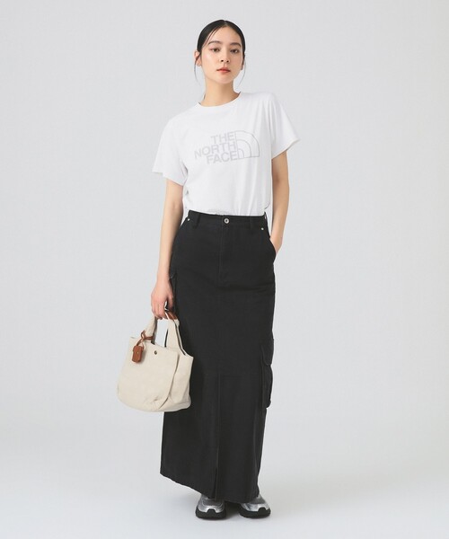 THE NORTH FACE（ザノースフェイス）の「【WEB限定】THE NORTH FACE / ショートスリーブ ES ビッグロゴティー（Tシャツ/カットソー・レディース・ブラック/ホワイト・LARGE/MEDIUM）」の3枚目の写真