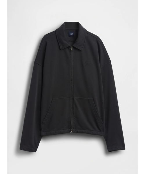 GAP(ギャップ)の「ヴィンテージソフト フレンチテリー オーバーサイズジャケット(その他アウター・メンズ・ブラック/カーキ・S/L/XS/M/XL)」の3枚目の写真