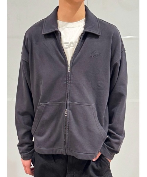 GAP(ギャップ)の「ヴィンテージソフト フレンチテリー オーバーサイズジャケット(その他アウター・メンズ・ブラック/カーキ・S/L/XS/M/XL)」の6枚目の写真