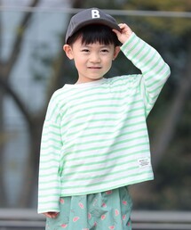 BEAMS mini | ボーダー ロングスリーブ Tシャツ 2026SS（90～140cm）(Tシャツ/カットソー)