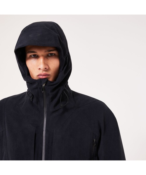 OAKLEY(オークリー)の「オークリーLATITUDE FLEX TECH JACKET/テックジャケット/アウトドア/メンズ/防水/OAKLEY(その他アウター・メンズ・ブラック・L/M)」の1枚目の写真