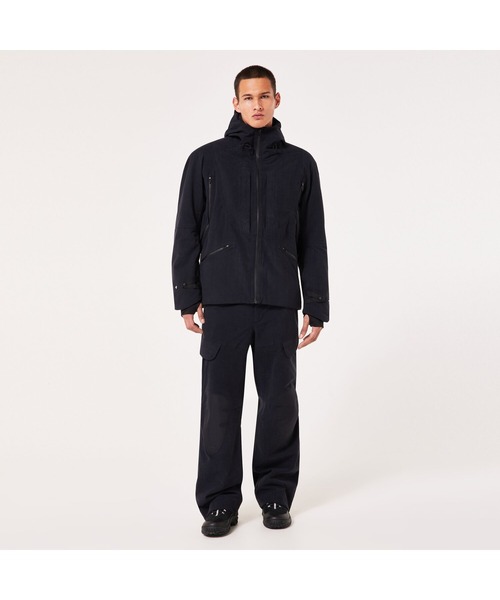 OAKLEY(オークリー)の「オークリーLATITUDE FLEX TECH JACKET/テックジャケット/アウトドア/メンズ/防水/OAKLEY(その他アウター・メンズ・ブラック・L/M)」の2枚目の写真