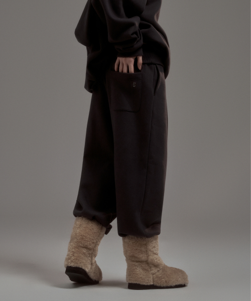MAU SOLEUM（マウソレウム）の「Dew Folded Sweat Pants - Grey（スウェットパンツ・レディース・グレー・S/M）」の2枚目の写真