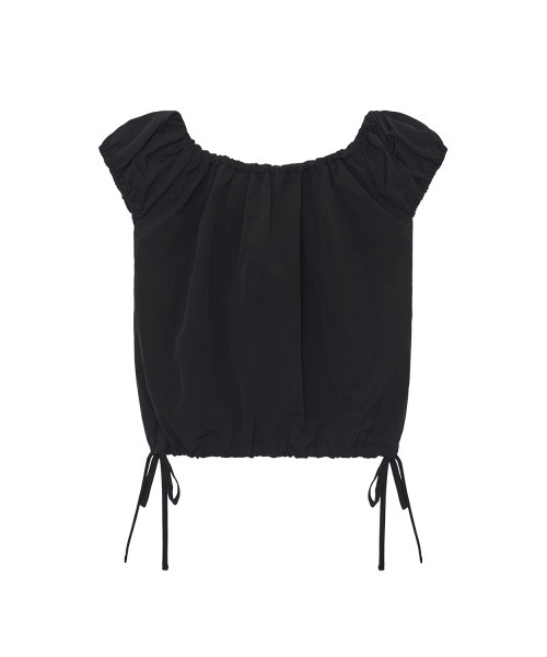 ITZAVIBE(イッザバイブ)の「VOLUME NYLON WINDBREAKER - BLACK(ナイロンジャケット・レディース・その他・ONE SIZE)」の3枚目の写真