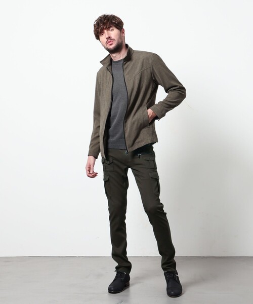 HIDEAWAYS NICOLE（ハイダウェイニコル）の「アラカルトスイングトップブルゾン（その他アウター・メンズ・カーキ/グレー/ブルー・X-LARGE/LARGE/MEDIUM）」の8枚目の写真