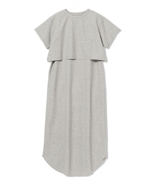 BEAMS HEART（ビームスハート）の「【6/18値下げ】レイヤード カット ワンピース（セットアイテム）（ワンピース・レディース・グレー/ブルー/ネイビー・FREE）」の7枚目の写真