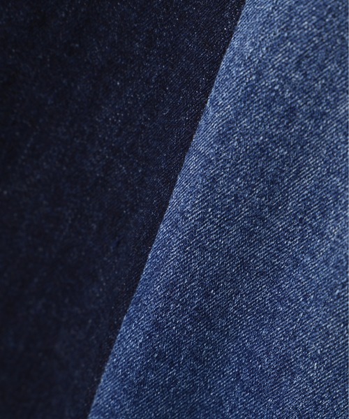 AVIREX（アヴィレックス）の「WAIST RIB COLOR BLOCKED DENIM PANTS（デニムパンツ・レディース・ベージュ/インディゴブルー/ライトインディゴブルー・S/M）」の19枚目の写真