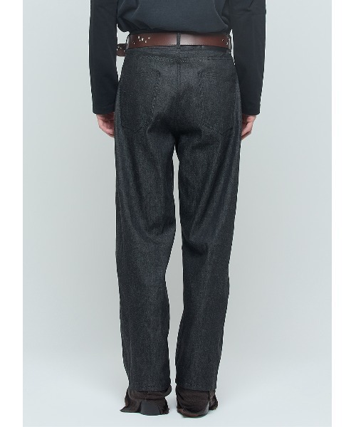 SHOOP (シュープ)の「SHOOP LOOSE FIT DENIM PANTS (SHSS26018)(デニムパンツ・メンズ・ブラック・LARGE/MEDIUM/SMALL)」の4枚目の写真
