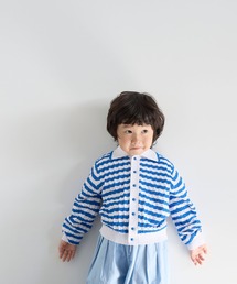 LOWRYS FARM | ボーダーニットポロLS 636835(ニット/セーター)