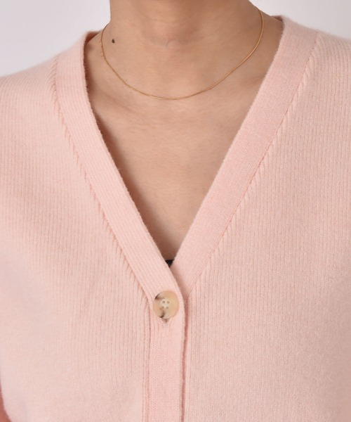 AKTE（アクテ）の「ボリュームニットカーディガン（カーディガン/ボレロ・レディース・ベビーピンク/ライトグレー・FREE）」の22枚目の写真
