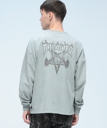 THRASHER (スラッシャー) バックプリント 長袖 Tシャツ ロンT ブランドロゴ
