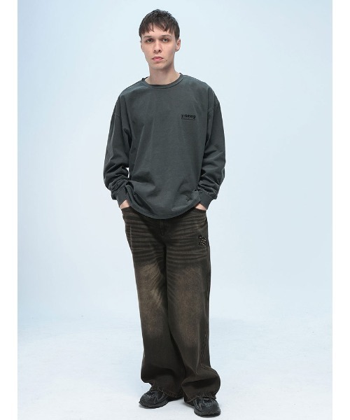 THRASHER(スラッシャー)の「THRASHER (スラッシャー) バックプリント 長袖 Tシャツ ロンT ブランドロゴ(Tシャツ/カットソー・メンズ・グレー/ダークグレー/ピンク・M/L/LL)」の13枚目の写真
