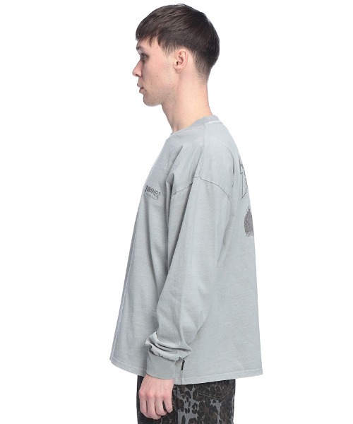 THRASHER(スラッシャー)の「THRASHER (スラッシャー) バックプリント 長袖 Tシャツ ロンT ブランドロゴ(Tシャツ/カットソー・メンズ・グレー/ダークグレー/ピンク・M/L/LL)」の6枚目の写真
