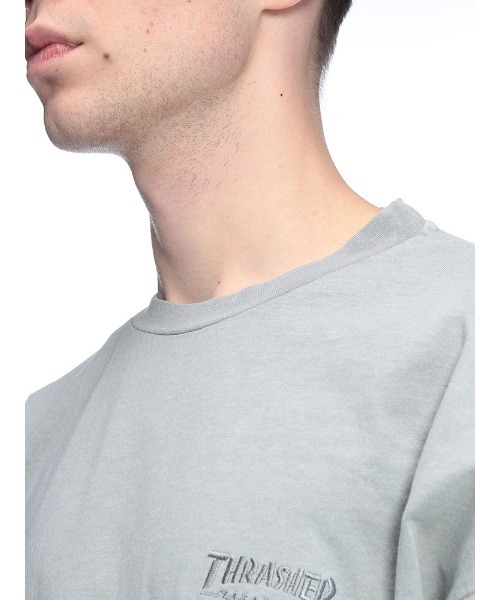 THRASHER(スラッシャー)の「THRASHER (スラッシャー) バックプリント 長袖 Tシャツ ロンT ブランドロゴ(Tシャツ/カットソー・メンズ・グレー/ダークグレー/ピンク・M/L/LL)」の7枚目の写真