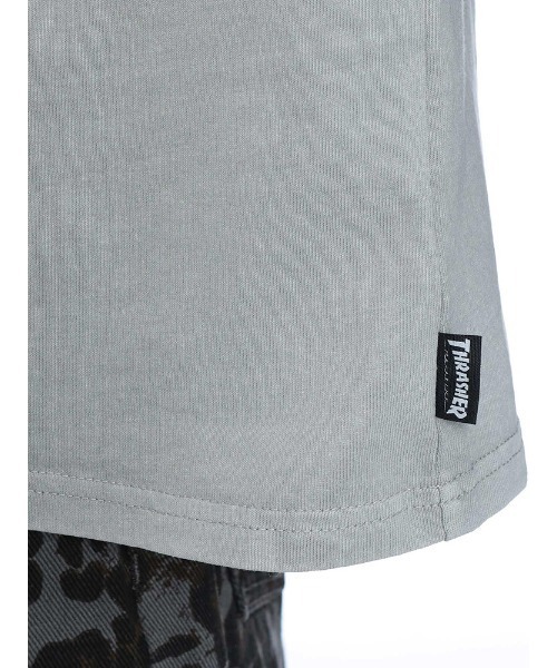 THRASHER(スラッシャー)の「THRASHER (スラッシャー) バックプリント 長袖 Tシャツ ロンT ブランドロゴ(Tシャツ/カットソー・メンズ・グレー/ダークグレー/ピンク・M/L/LL)」の9枚目の写真