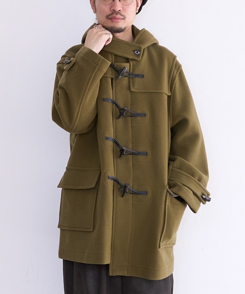 【希少カラー】89aw STONE  モンゴメリーコート カーキ MONTGOMERY｜モンゴメリー（メンズ）のダッフルコート（グリーン
