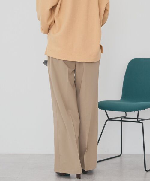 AMERICAN HOLIC（アメリカンホリック）の「美・美・美ワイドパンツ（その他パンツ・レディース・ブラック/アイボリー/ベージュ/杢グレー・S/L/XL/M）」の11枚目の写真