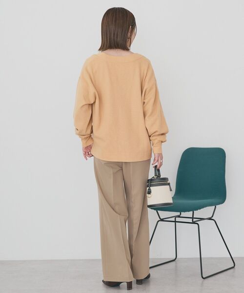 AMERICAN HOLIC（アメリカンホリック）の「美・美・美ワイドパンツ（その他パンツ・レディース・ブラック/アイボリー/ベージュ/杢グレー・S/L/XL/M）」の13枚目の写真