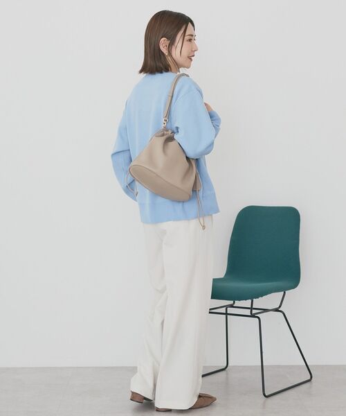 AMERICAN HOLIC（アメリカンホリック）の「美・美・美ワイドパンツ（その他パンツ・レディース・ブラック/アイボリー/ベージュ/杢グレー・S/L/XL/M）」の18枚目の写真