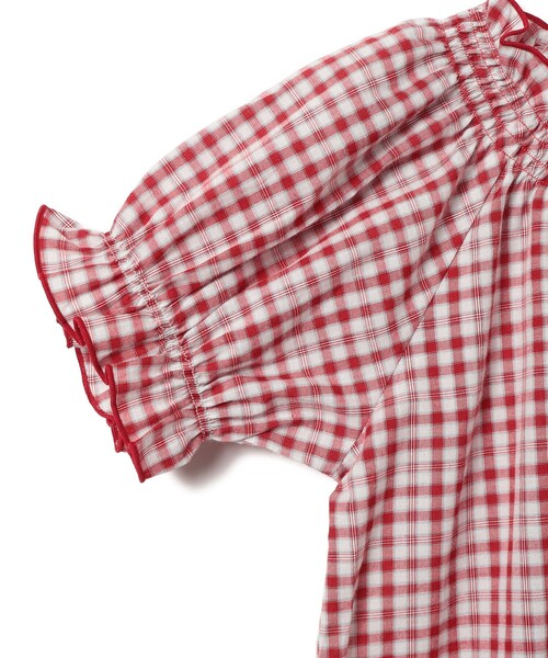 BEAMS mini（ビームスミニ）の「チェック ブラウス 2026SS（90～130cm）（シャツ/ブラウス・キッズ・ネイビー系/レッド系・130/120/110/100/90）」の14枚目の写真