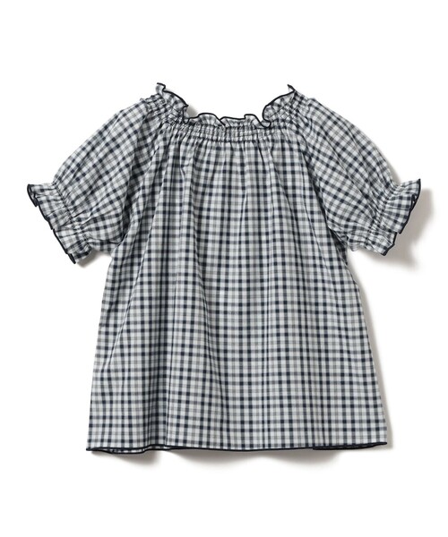 BEAMS mini（ビームスミニ）の「チェック ブラウス 2026SS（90～130cm）（シャツ/ブラウス・キッズ・ネイビー系/レッド系・130/120/110/100/90）」の18枚目の写真