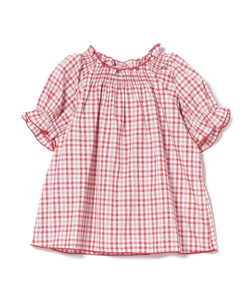 BEAMS mini（ビームスミニ）の「チェック ブラウス 2026SS（90～130cm）（シャツ/ブラウス・キッズ・ネイビー系/レッド系・130/120/110/100/90）」の19枚目の写真