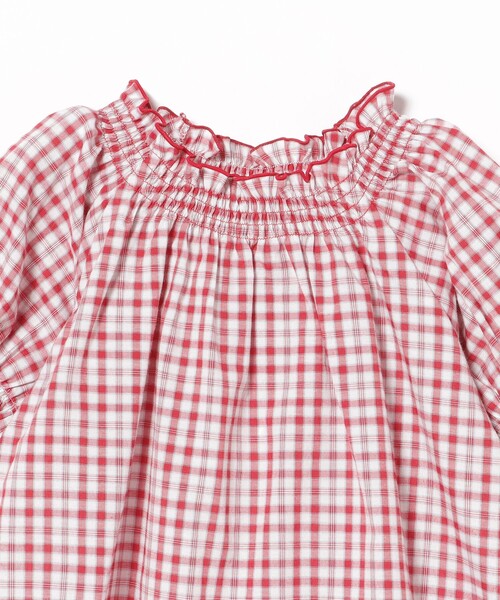 BEAMS mini（ビームスミニ）の「チェック ブラウス 2026SS（90～130cm）（シャツ/ブラウス・キッズ・ネイビー系/レッド系・130/120/110/100/90）」の20枚目の写真
