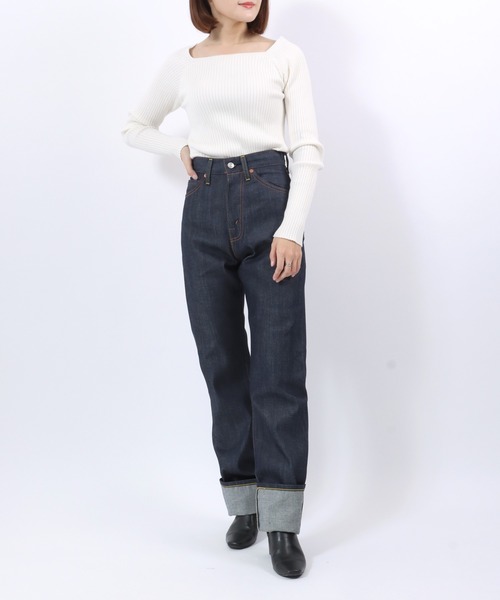 Levi's(リーバイス)の「Levi's(リーバイス)VINTAGE CLOTHING 1950'S 701 ジーンズ ORGANIC リジッドデニム(未洗い)(デニムパンツ・レディース・ノンウォッシュ・25inch/26inch/27inch/28inch)」の21枚目の写真