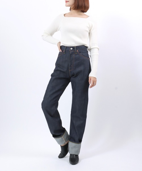 Levi's(リーバイス)の「Levi's(リーバイス)VINTAGE CLOTHING 1950'S 701 ジーンズ ORGANIC リジッドデニム(未洗い)(デニムパンツ・レディース・ノンウォッシュ・25inch/26inch/27inch/28inch)」の20枚目の写真