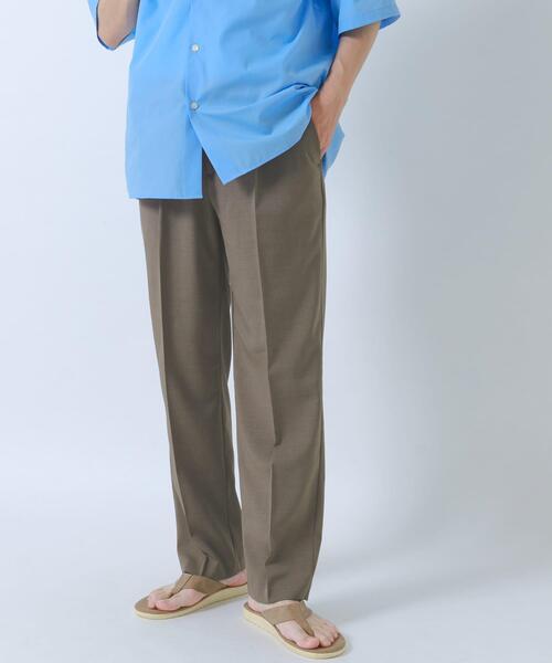 ITEMS URBANRESEARCH(アイテムズ アーバンリサーチ)の「『イージーケア/吸水速乾/接触冷感』高機能ドライタッチイージートラウザー(楽着シリーズ)(その他パンツ・メンズ・グレー/ベージュ/スミクロ/カーキ・LARGE/MEDIUM)」の4枚目の写真