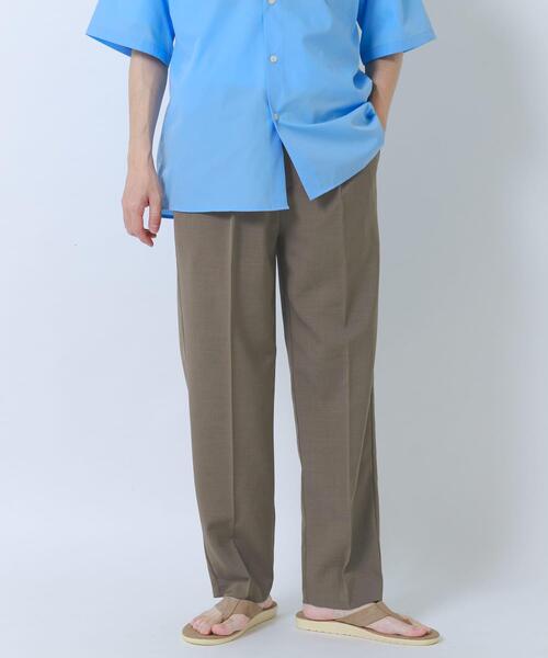 ITEMS URBANRESEARCH(アイテムズ アーバンリサーチ)の「『イージーケア/吸水速乾/接触冷感』高機能ドライタッチイージートラウザー(楽着シリーズ)(その他パンツ・メンズ・グレー/ベージュ/スミクロ/カーキ・LARGE/MEDIUM)」の8枚目の写真