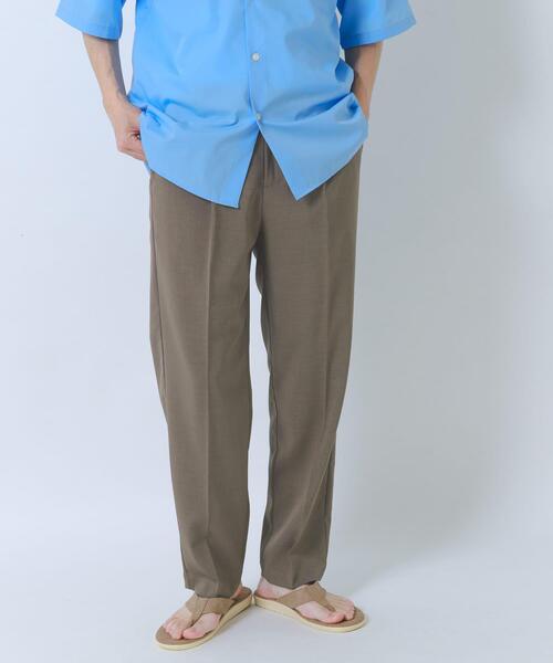 ITEMS URBANRESEARCH(アイテムズ アーバンリサーチ)の「『イージーケア/吸水速乾/接触冷感』高機能ドライタッチイージートラウザー(楽着シリーズ)(その他パンツ・メンズ・グレー/ベージュ/スミクロ/カーキ・LARGE/MEDIUM)」の9枚目の写真