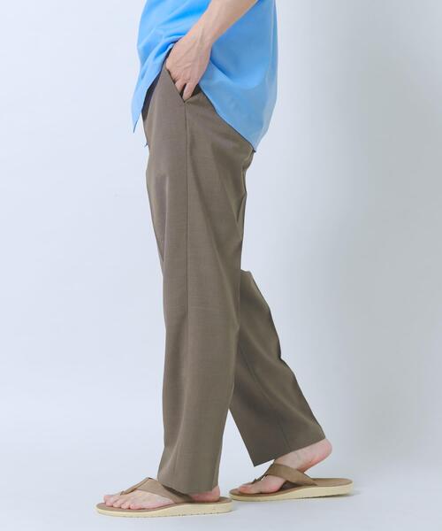 ITEMS URBANRESEARCH(アイテムズ アーバンリサーチ)の「『イージーケア/吸水速乾/接触冷感』高機能ドライタッチイージートラウザー(楽着シリーズ)(その他パンツ・メンズ・グレー/ベージュ/スミクロ/カーキ・LARGE/MEDIUM)」の10枚目の写真