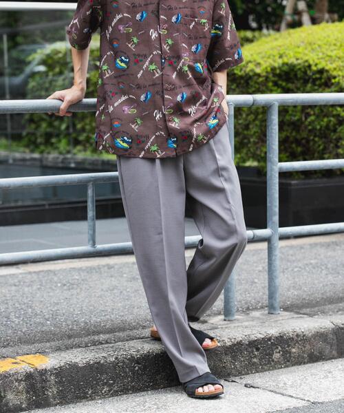 ITEMS URBANRESEARCH(アイテムズ アーバンリサーチ)の「『イージーケア/吸水速乾/接触冷感』高機能ドライタッチイージートラウザー(楽着シリーズ)(その他パンツ・メンズ・グレー/ベージュ/スミクロ/カーキ・LARGE/MEDIUM)」の20枚目の写真