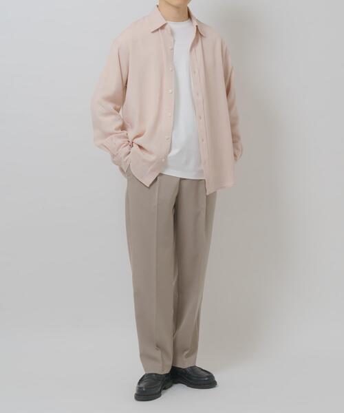 ITEMS URBANRESEARCH(アイテムズ アーバンリサーチ)の「『イージーケア/吸水速乾/接触冷感』高機能ドライタッチイージートラウザー(楽着シリーズ)(その他パンツ・メンズ・グレー/ベージュ/スミクロ/カーキ・LARGE/MEDIUM)」の5枚目の写真