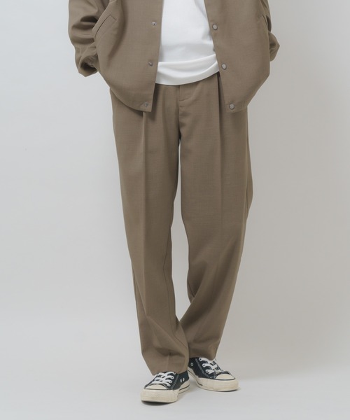 ITEMS URBANRESEARCH（アイテムズ アーバンリサーチ）の「高機能ドライタッチイージートラウザー（スラックス・メンズ・グレー/ベージュ/スミクロ/カーキ・LARGE/MEDIUM）」の4枚目の写真